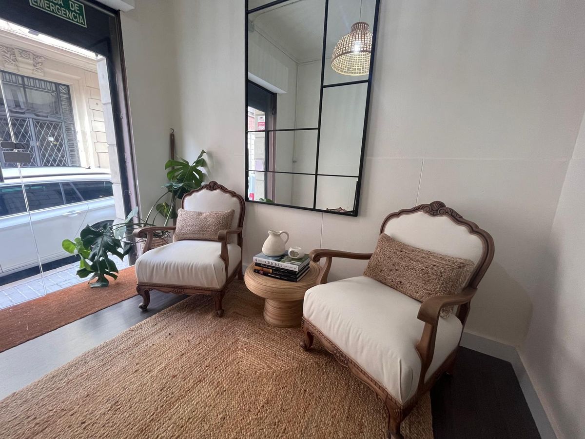 Sala de espera de Mimosi Sant Gervasi, en la calle Moragas